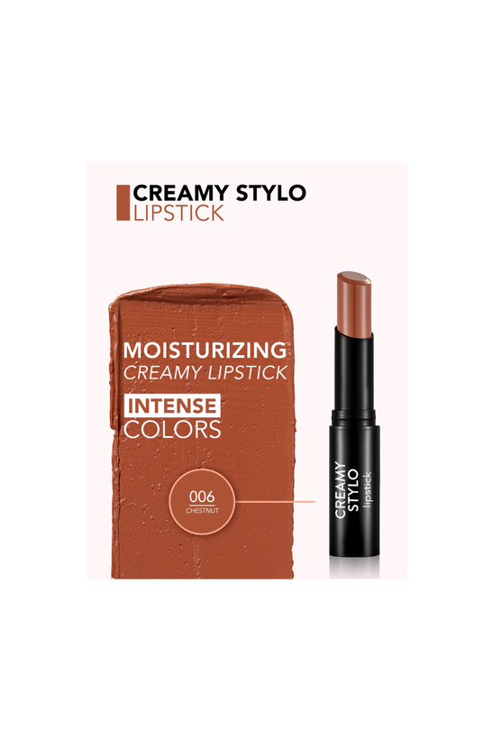 رژ لب استیک نیمه درخشان لیپلو 006 Chestnut فلورمار Flormar