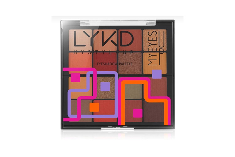 پلت سایه 16 رنگ شماره 183 لایکد LYKD