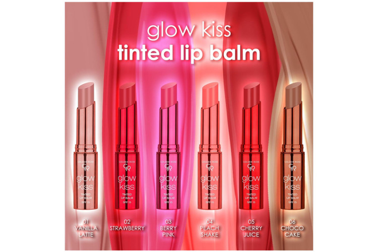 تینت بالم رنگی گلدن رز Glow kiss 02 Strawberry