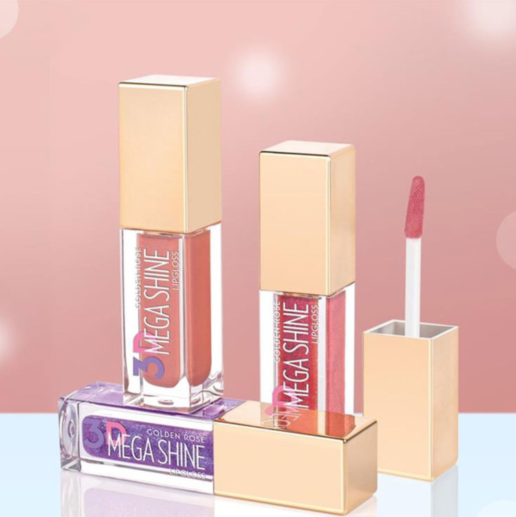لیپ گلاس گلدن رز مدل 3D Mega Shine شماره 106