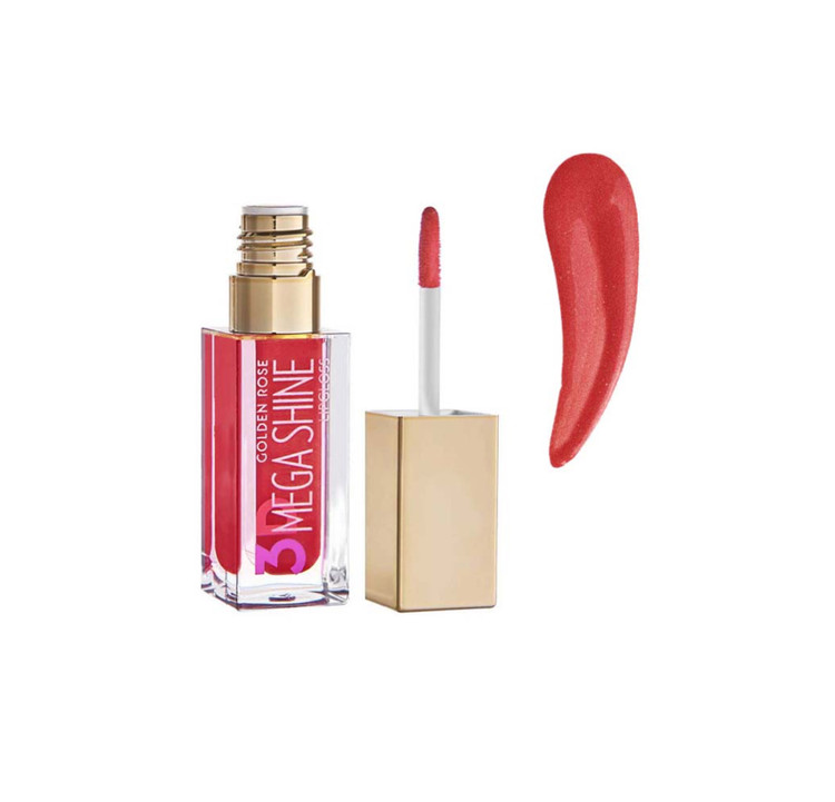 لیپ گلاس گلدن رز مدل 3D Mega Shine شماره 113