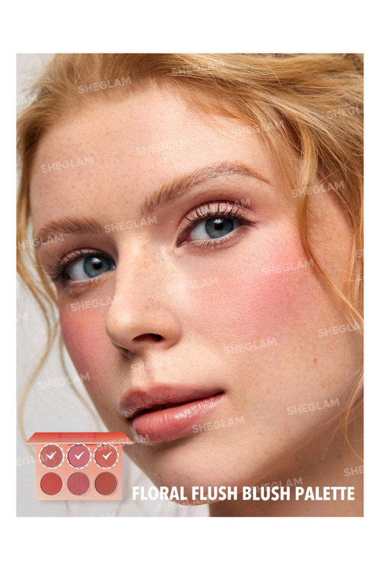 پالت رژ گونه Floral flush شیگلم SHEGLAM