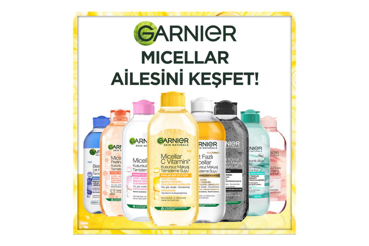 میسلار واتر لایه بردار حاوی گلیکولیک اسید و PHA %1 گارنیه GARNIER 400m