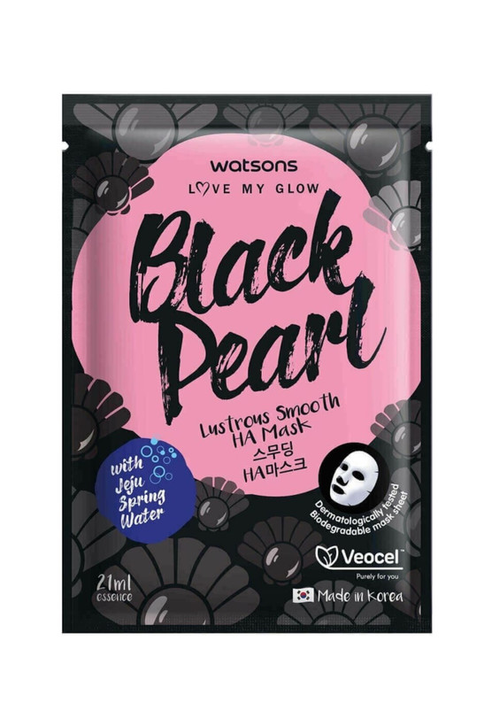 ماسک نقابی کره ای مروارید سیاه و آبرسان واتسون Black pearl