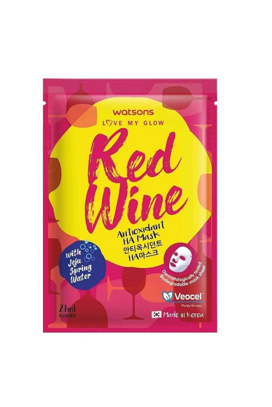 ماسک نقابی کره ای آنتی اکسیدان و آبرسان واتسون Red wine