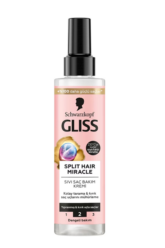 اسپری دوفاز ضد موخوره split hair miracle گلیس 200 میل