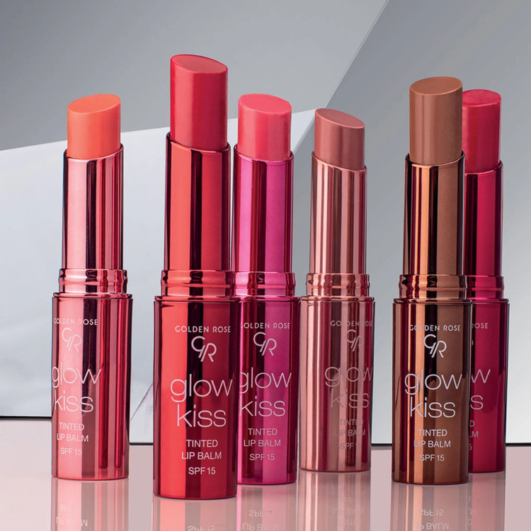 تینت بالم رنگی گلدن رز Glow kiss 01 Vanilla Latte