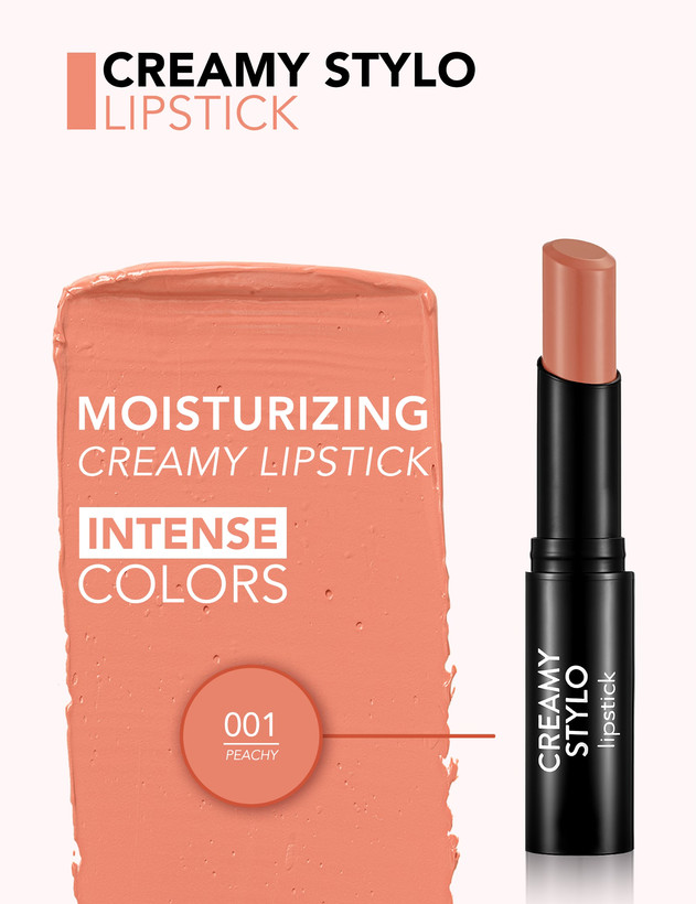رژلب استیک نیمه درخشان لیپلو هلویی Peachy 001 فلورمار Flormar