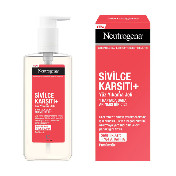 شوینده صورت ضدجوش سالیسیلیک اسید نوتروژینا Neutrogena